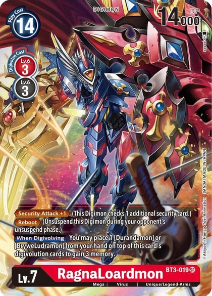 RagnaLoardmon, Release Special Booster 1.5 BT3-019 SR