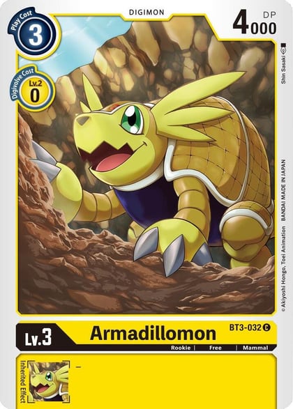 Armadillomon - BT3-032, Release Special Booster 1.5 BT3-032 C
