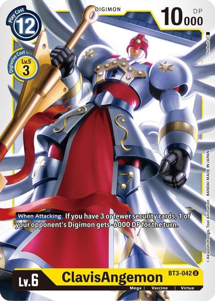 ClavisAngemon, Release Special Booster 1.5 BT3-042 U