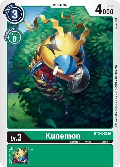 Kunemon, Release Special Booster 1.5 BT3-045 C