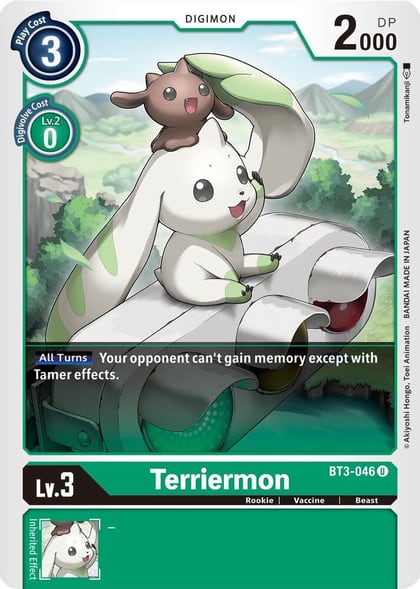 Terriermon, Release Special Booster 1.5 BT3-046 U