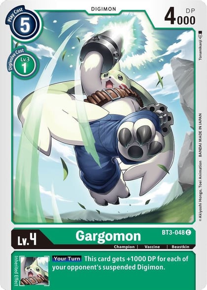 Gargomon, Release Special Booster 1.5 BT3-048 C