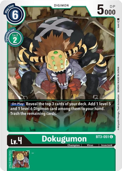 Dokugumon, Release Special Booster 1.5 BT3-051 C