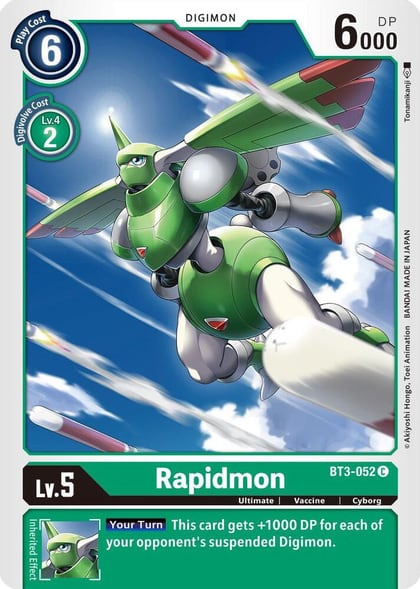 Rapidmon, Release Special Booster 1.5 BT3-052 C