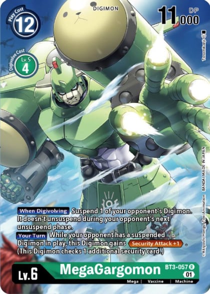 MegaGargomon (Digimon Card Game Deck Box Set), Release Special Booster 1.5 BT3-057 R