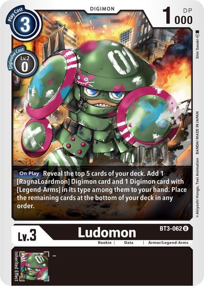 Ludomon, Release Special Booster 1.5 BT3-062 U