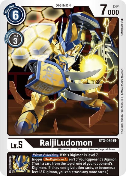 RaijiLudomon, Release Special Booster 1.5 BT3-069 C