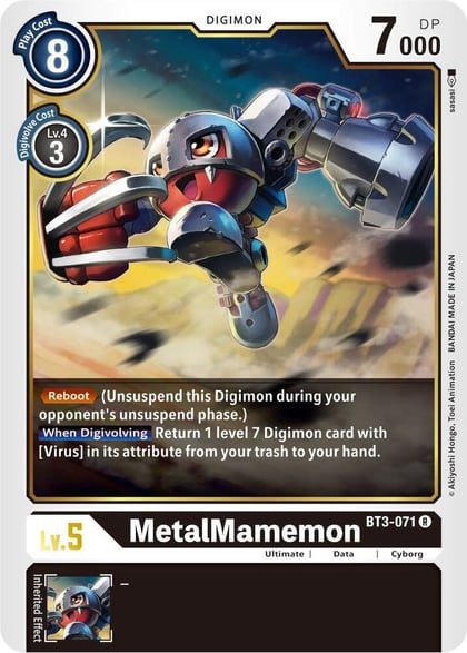 MetalMamemon, Release Special Booster 1.5 BT3-071 R