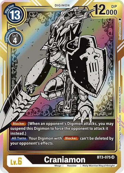 Craniamon (Alternate Art), Release Special Booster 1.5 BT3-075 SR