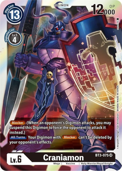 Craniamon, Release Special Booster 1.5 BT3-075 SR