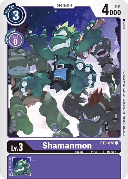 Shamanmon, Release Special Booster 1.5 BT3-078 C