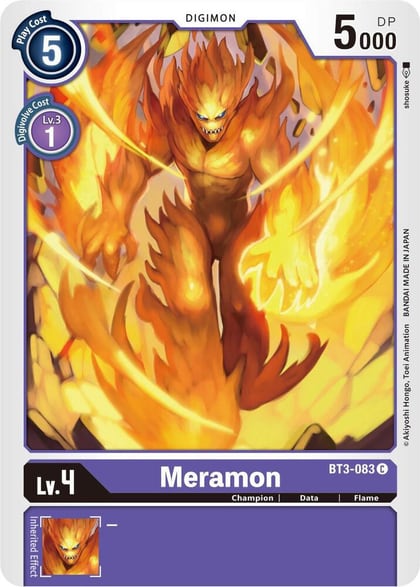 Meramon, Release Special Booster 1.5 BT3-083 C