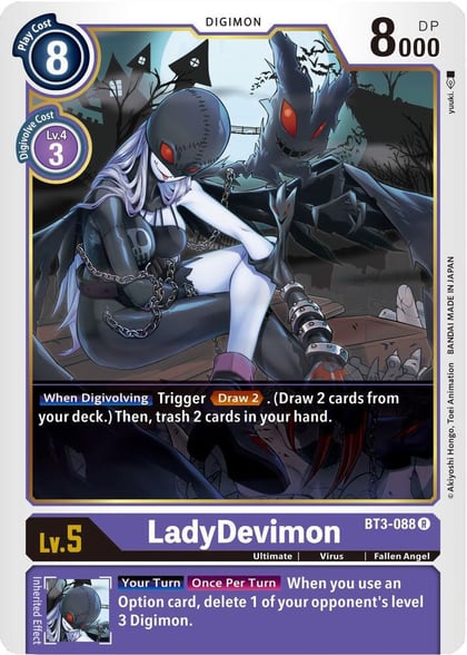 LadyDevimon, Release Special Booster 1.5 BT3-088 R