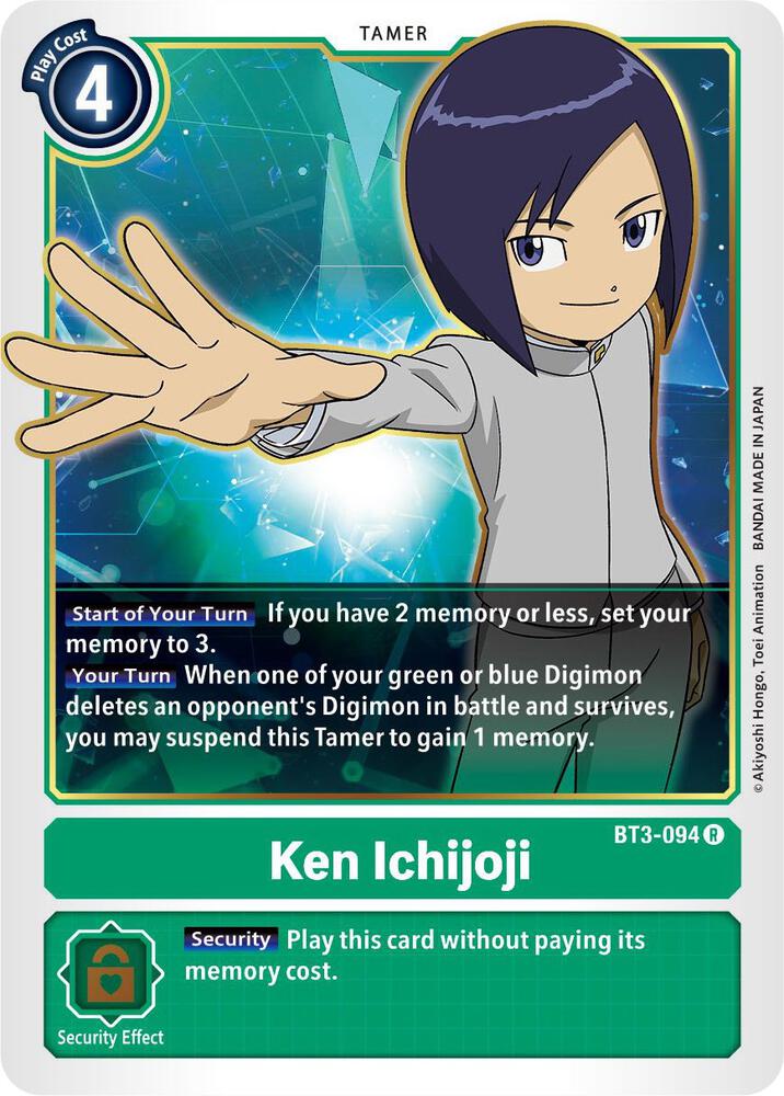 Ken Ichijoji, Release Special Booster 1.5 BT3-094 R