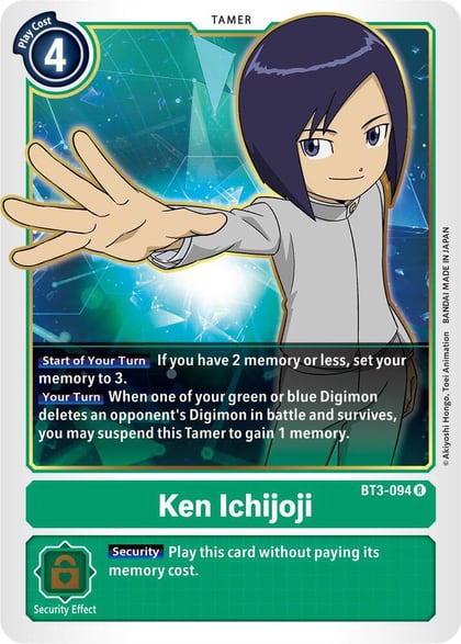 Ken Ichijoji, Release Special Booster 1.5 BT3-094 R
