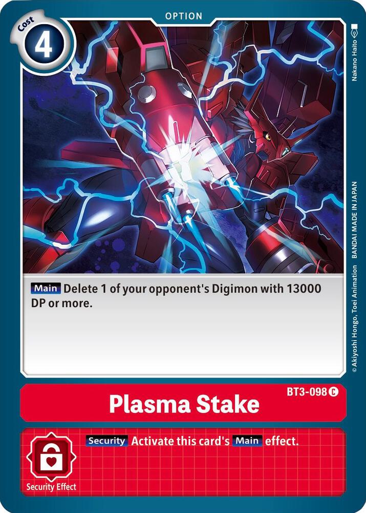 Plasma Stake, Release Special Booster 1.5 BT3-098 C