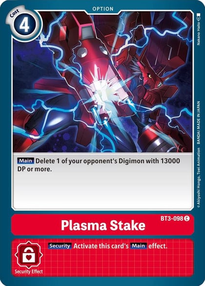 Plasma Stake, Release Special Booster 1.5 BT3-098 C