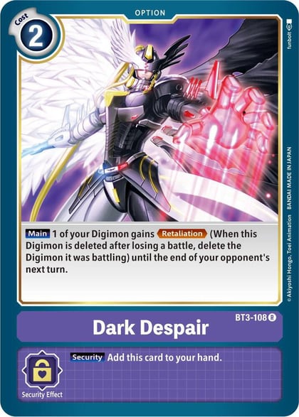 Dark Despair, Release Special Booster 1.5 BT3-108 R