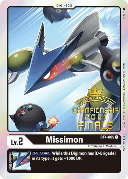 Missimon (2021 Championship Finals Event Pack Alt-Art Gold Stamp Set), Great Legend BT4-005 U