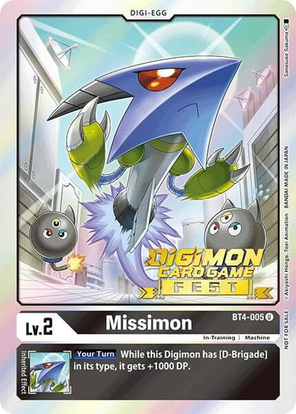 Missimon (Digimon Card Game Fest 2022), Great Legend BT4-005 U