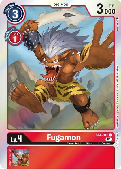Fugamon (ST-11 Special Entry Pack), Great Legend BT4-010 C