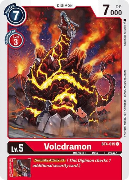 Volcdramon, Great Legend BT4-015 C