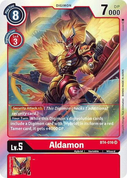 Aldamon, Great Legend BT4-016 SR
