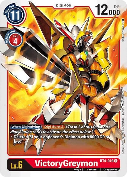 VictoryGreymon, Great Legend BT4-019 R