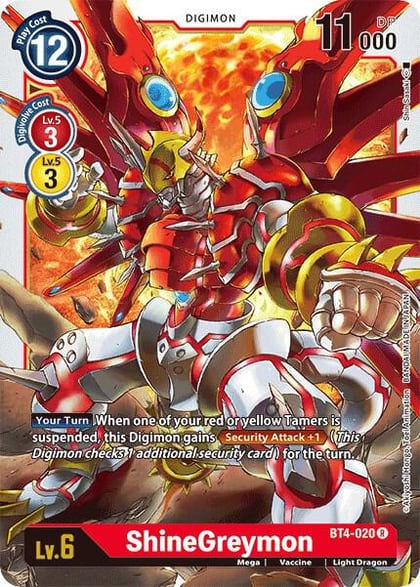 ShineGreymon, Great Legend BT4-020 R