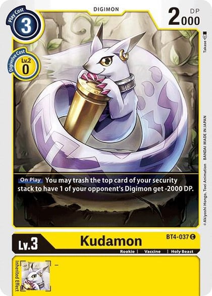 Kudamon, Great Legend BT4-037 C
