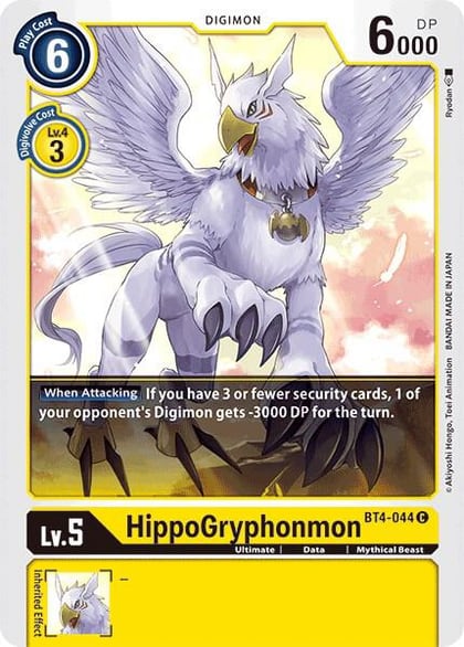 HippoGryphonmon, Great Legend BT4-044 C