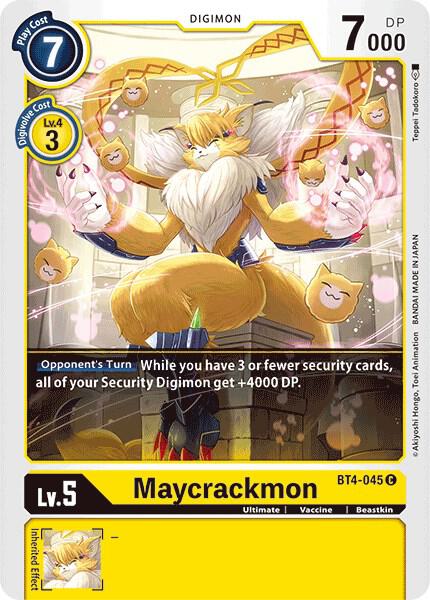 Maycrackmon, Great Legend BT4-045 C