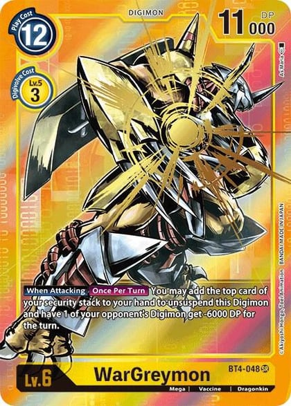 WarGreymon (Alternate Art), Great Legend BT4-048 SR