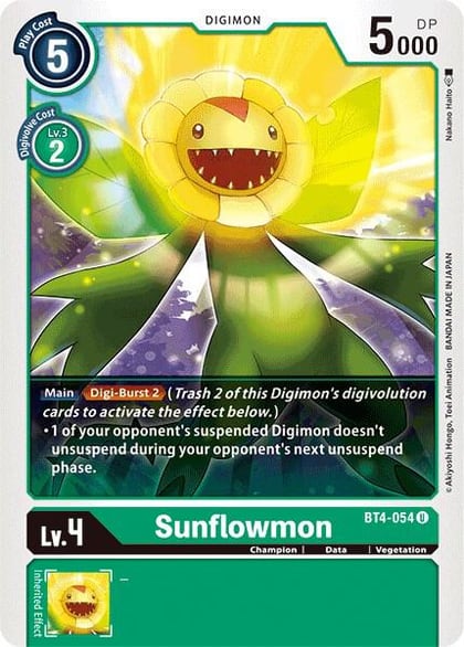 Sunflowmon, Great Legend BT4-054 U