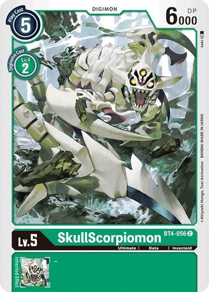 SkullScorpiomon, Great Legend BT4-056 C