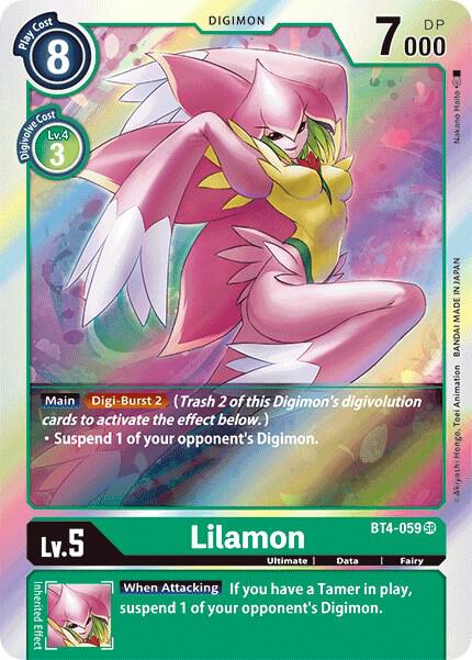 Lilamon, Great Legend BT4-059 SR