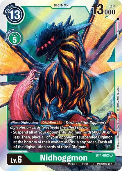 Nidhoggmon, Great Legend BT4-062 SR