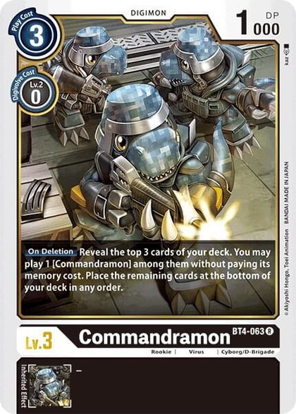 Commandramon, Great Legend BT4-063 R
