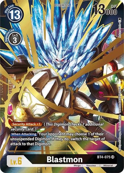 Blastmon (Alternate Art), Great Legend BT4-075 SR