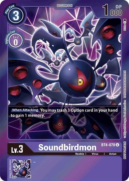 Soundbirdmon (Event Pack 2), Great Legend BT4-078 U
