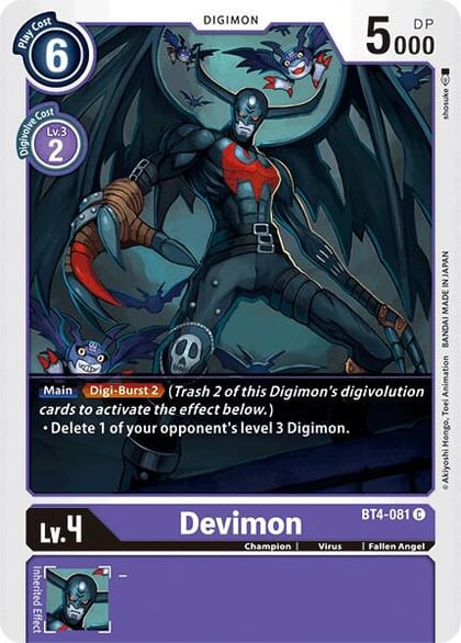 Devimon, Great Legend BT4-081 C