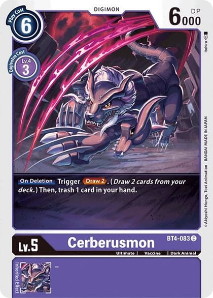Cerberusmon, Great Legend BT4-083 C