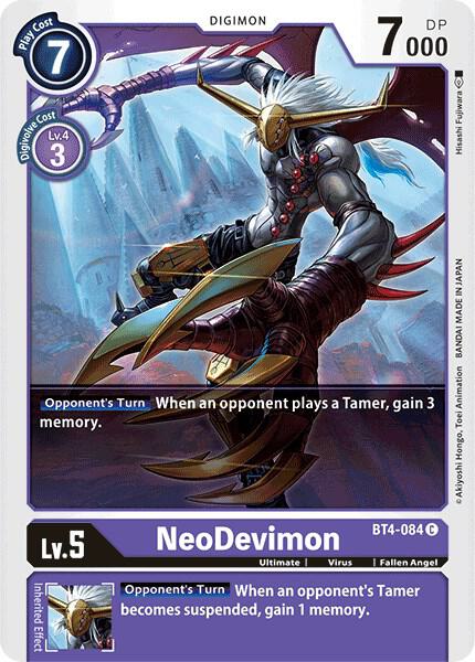 NeoDevimon, Great Legend BT4-084 C