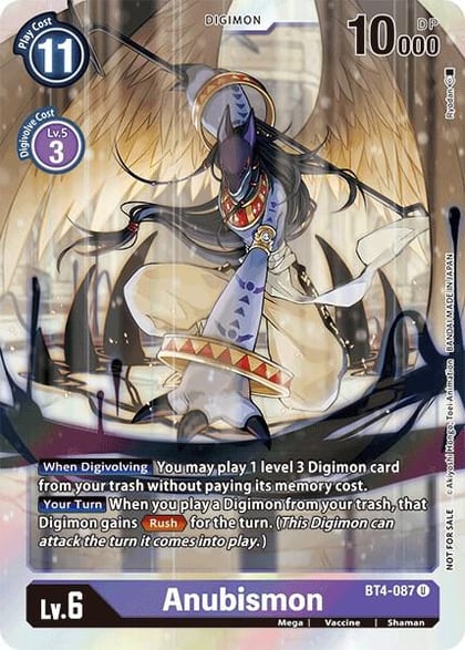 Anubismon (Event Pack 2), Great Legend BT4-087 U