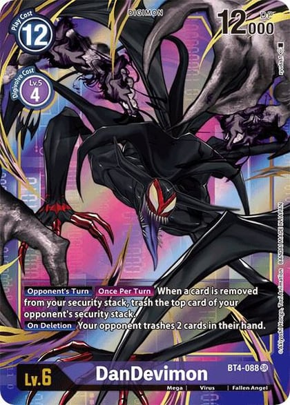DanDevimon (Alternate Art), Great Legend BT4-088 SR