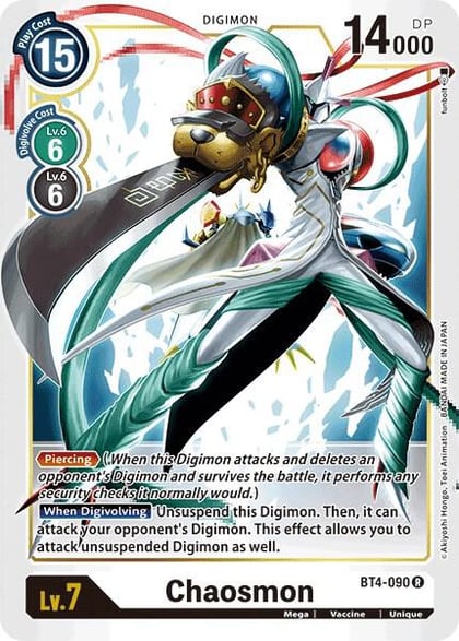 Chaosmon, Great Legend BT4-090 R
