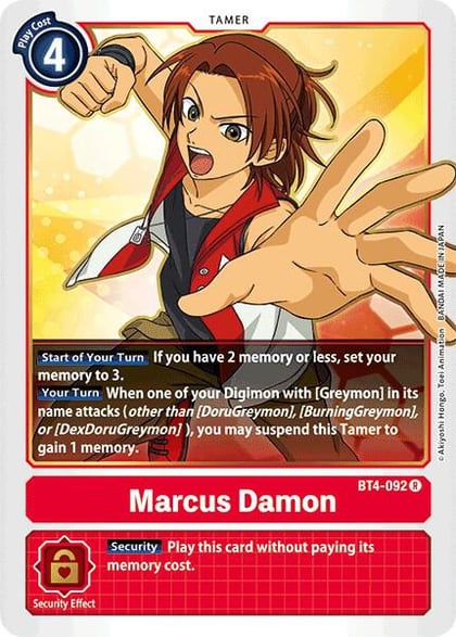 Marcus Damon, Great Legend BT4-092 R