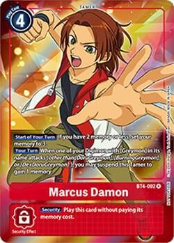 Marcus Damon (Box Topper), Great Legend BT4-092 R