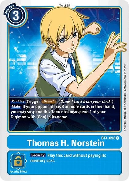Thomas H. Norstein, Great Legend BT4-093 R