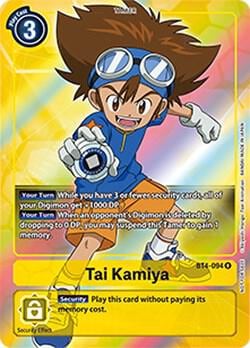 Tai Kamiya (Box Topper), Great Legend BT4-094 R